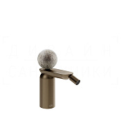 Gessi Perle Смеситель для биде, без донного клапана, излив 12,1 см, цвет: coffee bronze brushed PVD 74668#761