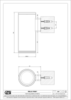 Gessi Pelle Стакан подвесной, латунный, цвет: nickel PVD 78507#720