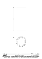 Gessi Pelle Стакан настольный, латунный, цвет: warm bronze PVD 78531#735