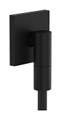 Hansgrohe FixFit Fine E Шланговое подключение с обратным клапаном, цвет: матовый черный 28883670