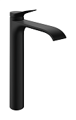 Hansgrohe Vivenis Смеситель для раковины высокий, с д/к, излив 19,1 см, цвет: матовый черный 75044670