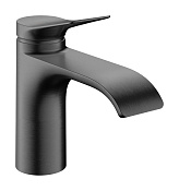 Hansgrohe Vivenis Смеситель для раковины, без д/к, излив 13,3 см, цвет: шлифованный черный хром 75015340