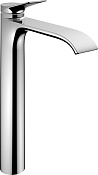 Hansgrohe Vivenis Смеситель для раковины высокий, без донного клапана, излив 19,1 см, цвет: хром 75045000