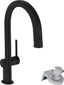 Hansgrohe Aqittura M91 Смеситель для кухни с возможностью подключить фильтр, цвет: матовый черный 76826670