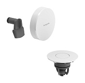 Hansgrohe Exafill Внешняя часть слива-перелива на ванну с наполнением, д/к, цвет: матовый белый 58119700