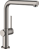 Hansgrohe Talis M54 Смеситель для кухни, высота излива 26,5 см, цвет: шлифованный черный хром 72840340