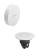 Hansgrohe Flexaplus Внешняя часть слива-перелива на ванну с д/к push-open, цвет: матовый белый 58187700