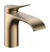 Hansgrohe Vivenis Смеситель для раковины, без донного клапана, излив 13,3 см, цвет: шлифов. бронза 75013140