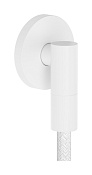 Hansgrohe FixFit Fine S Шланговое подключение с обратным клапаном, цвет: матовый белый 28882700