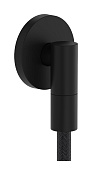 Hansgrohe FixFit Fine S Шланговое подключение с обратным клапаном, цвет: матовый черный 28882670