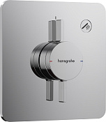 Hansgrohe DuoTurn Q Смеситель для душа встраиваемый на 1 потребителя, внешняя часть, цвет: хром 75614000