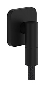 Hansgrohe FixFit Fine Q Шланговое подключение с обратным клапаном, цвет: матовый черный 28884670