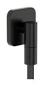 Hansgrohe FixFit Fine Q Шланговое подключение с обратным клапаном, цвет: шлифованный черный хром 28884340