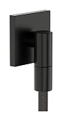 Hansgrohe FixFit Fine E Шланговое подключение с обратным клапаном, цвет: шлифованный черный хром 28883340