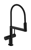 Hansgrohe Talis Select M54 Смеситель для кухни с гибким изливом, цвет: матовый черный 72861670