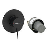 Hansgrohe Zesis S Смеситель для душа встраиваемый на 1 потр, с внутр. частью, цвет: матовый черный 74618670
