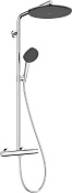 Hansgrohe Raindance Alive S Puro Душевая стойка: термостат, верхний душ 30 см, шланг, цвет: хром 24593000