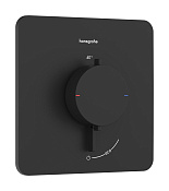 Hansgrohe Ecostat Comfort Q Термостат для душа встраиваемый на 2 потребителя, цвет: матовый черный 33712670