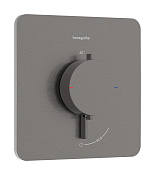 Hansgrohe Ecostat Comfort Q Термостат для душа встраиваемый на 2 потр, цвет: шлифованный черный хром 33712340