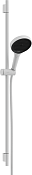 Hansgrohe Rainfinity Душевой гарнитур: лейка 3 реж, штанга 100 см, шланг 160 см, цвет: матовый белый 28743700