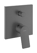 Hansgrohe Vivenis Смеситель для душа встраиваемый на 2 потребителя, цвет: шлифованный черный хром 75415340