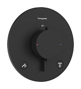 Hansgrohe Ecostat Comfort S Термостат для душа встраиваемый на 2 потребителя, цвет: матовый черный 33715670