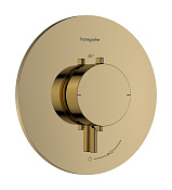 Hansgrohe Ecostat Comfort S Термостат для душа встраиваемый на 1 потр, цвет: полированное золото 33714990