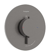 Hansgrohe Ecostat Comfort S Термостат для душа встраиваемый на 1 потр, цвет: шлифованный черный хром 33714340