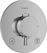 Hansgrohe Ecostat Comfort S Термостат для душа встраиваемый на 2 потр, внешняя часть, цвет: хром 33715000