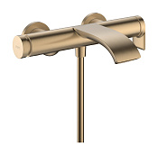 Hansgrohe Vivenis Смеситель для ванны без душевого набора, излив 21,6 см, цвет: шлифованная бронза 75420140