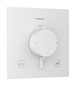 Hansgrohe Ecostat Comfort E Термостат для душа встраиваемый на 2 потребителя, цвет: матовый белый 33716700
