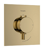 Hansgrohe Ecostat Comfort E Термостат для душа встраиваемый на 2 потр, цвет: полированное золото 33710990