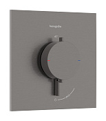 Hansgrohe Ecostat Comfort E Термостат для душа встраиваемый на 2 потр, цвет: шлифованный черный хром 33710340