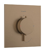 Hansgrohe Ecostat Comfort E Термостат для душа встраиваемый на 2 потр, цвет: шлифованная бронза 33710140