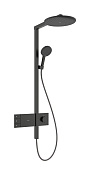 Hansgrohe Raindance Alive S Душевая стойка: термостат, верхний душ 30 см, цвет: шлифов. черный хром 24596340
