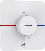 Hansgrohe ShowerSelect Comfort Q Термостат для душа встраиваемый на 1 потр, цвет: матовый белый 15589700