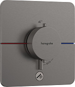 Hansgrohe ShowerSelect Comfort Q Термостат для душа встраиваемый на 1 потр, цвет: шлиф. черный хром 15589340