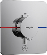 Hansgrohe ShowerSelect Comfort Q Термостат для душа встраиваемый на 1 потр, внеш. часть, цвет: хром 15589000