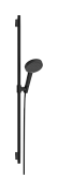 Hansgrohe Raindance Alive Select S Душевой гарнитур: лейка 3 реж, штанга 100 см, цвет: матов. черный 24603670