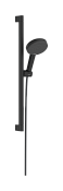 Hansgrohe Raindance Alive Select S Душевой гарнитур: лейка 3 реж, штанга 66 см, цвет: матовый черный 24600670