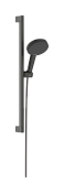 Hansgrohe Raindance Alive Select S Душевой гарнитур: лейка 3 реж, штанга, цвет: шлифов. черный хром 24600340