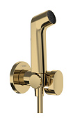 Hansgrohe Bidette Гигиенический душ с запорным вентилем, шланг 125 см, цвет: полированное золото 29230990