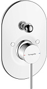 Hansgrohe Zesis S Смеситель для душа встраиваемый на 2 потребителя, внешняя часть, цвет: хром 74417000