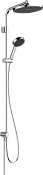 Hansgrohe Activera S Душевая стойка: без смесителя, ручной душ, шланг, верхний душ 24 см, цвет: хром 28074000