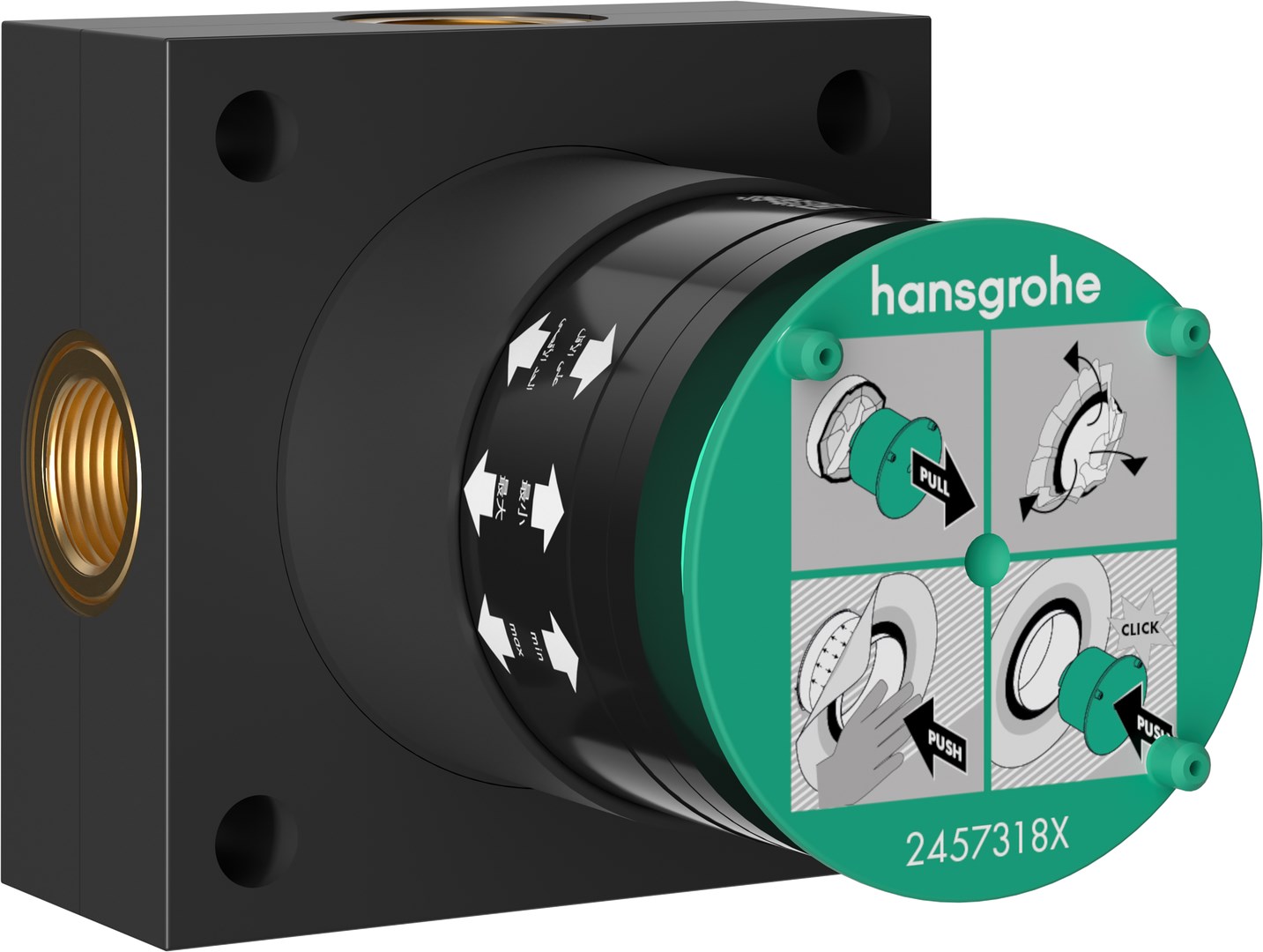 Hansgrohe Внутренняя часть смесителя для душа на 2 потребителя 24573180