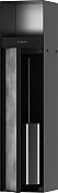 Hansgrohe XtraStoris Rock Встраиваемая ниша для ершика с держателем бумаги, цвет: матовый черный 56062670