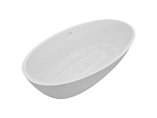 Fontana Адель Ванна отдельностоящая из Solid Surface 170x85 см, цвет: белый ФР-00018393