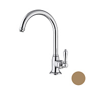 Nicolazzi Cucina Смеситель для кухни с поворотным изливом 24,3h см, цвет: bronzed plated 3456BZ75C