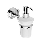 Nicolazzi Le Pietre Дозатор для жидкого мыла подвесной, керамическая колба, цвет: chrome R1489CR