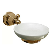 Nicolazzi Teide Four Мыльница с керамической чашей, подвесная, цвет: bronzed plated 1487BZ05
